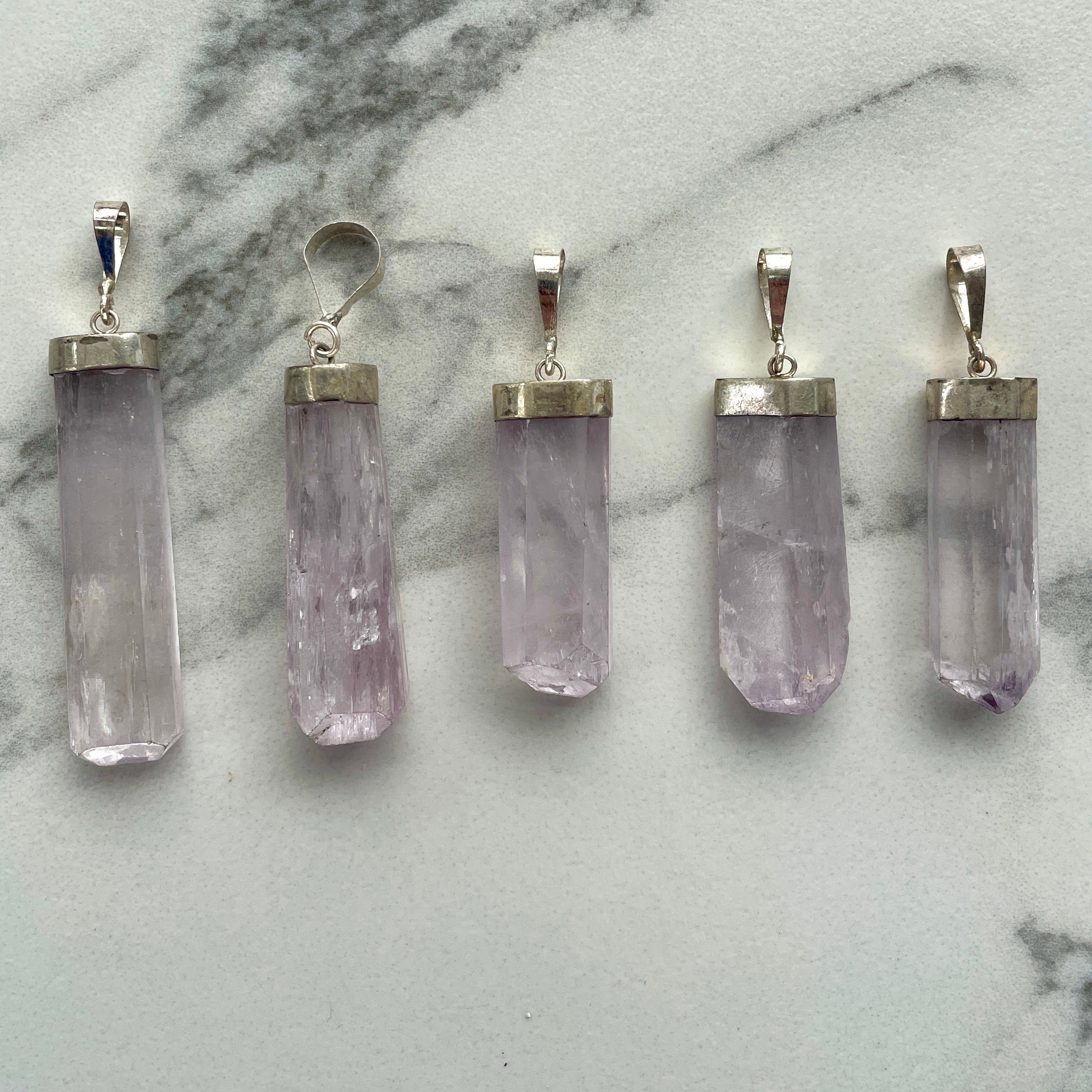 Kunzite Sterling Silver Pendant Kunzite Sterling Silver Pendant